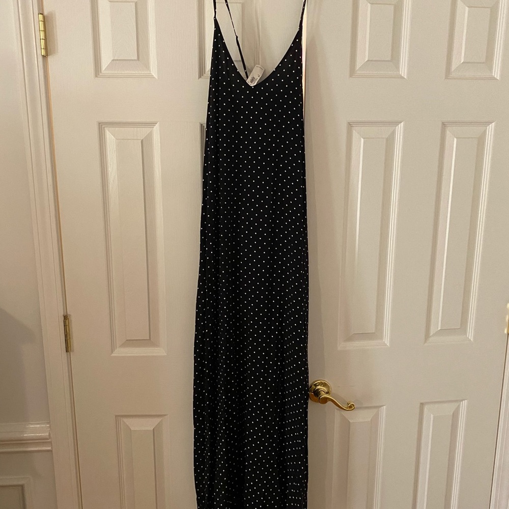 Black maxi dress